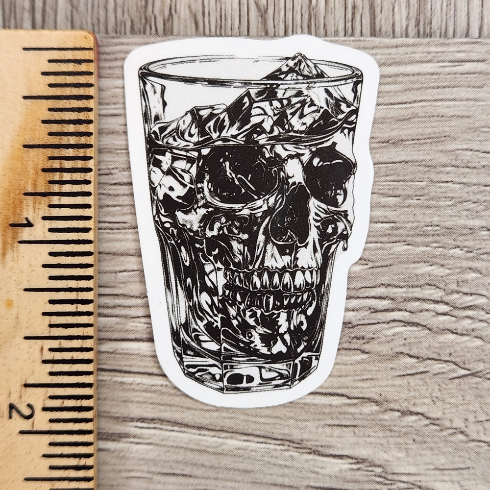 10/$10 Sticker Black And White Tarot Witchy Wicca Goth